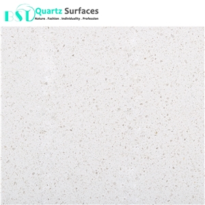 White Solid Surface Artificial Stone Slab with Big Chip