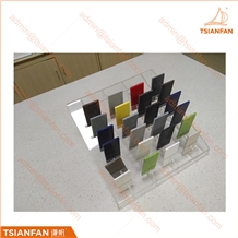 Clear Acrylic Quartz Sample Display Stand