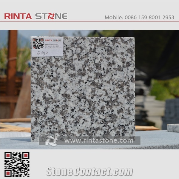 G439 Granite Big Flower White Puning New Bala Grey Tiles Slabs