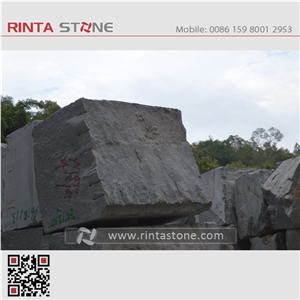 G654 Granite Blocks Raw Mateiral Quarry Boulders Rough Rocks Dark Grey