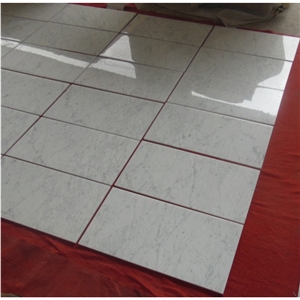 YUANDA Bianco Carrara White Polished Marble Tiles Premium