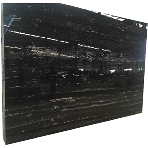YUANDA Silver Dragon Black Premium Marble Slabs