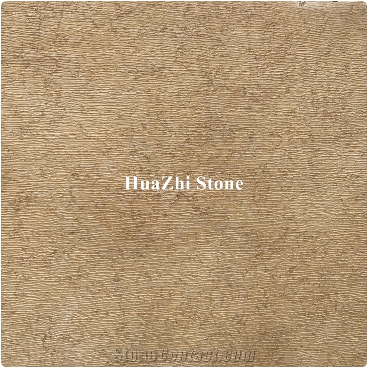 Huazhi China Light Emperador Polished & Archaize Antiqu Relief Stone