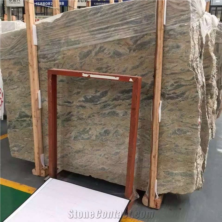 Huazhi Stone Light Coffee Color Marble Stone Brown Apollo Marble 