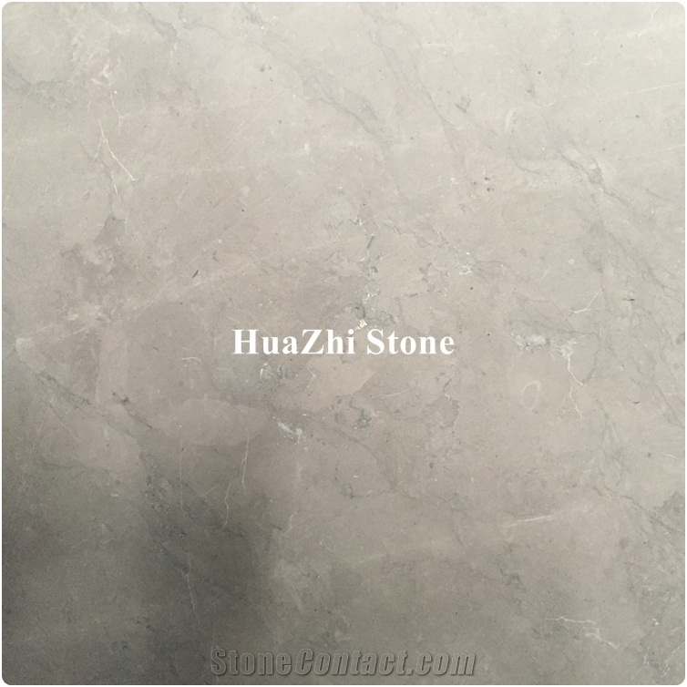 Popular Natural Stone Bulgaria Dark Grey Marble with White Veins Slab