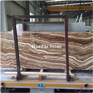 Turkish Marble Tiger Onyx Slab Price Huazhi Stone Pakistan Zone