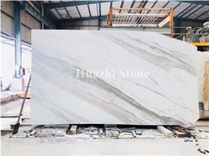 Volakas White Marble Slabs Stone Floor Tiles Wall Coverings Home Decor