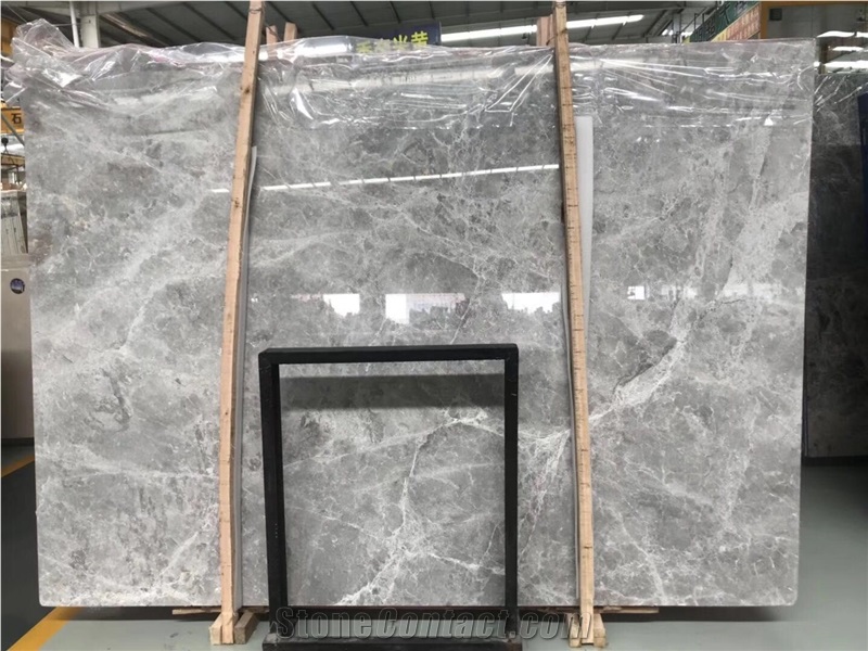 Ice Grey Marble Tiles & Slabs,Gery Polished Slab for Wall or Floor