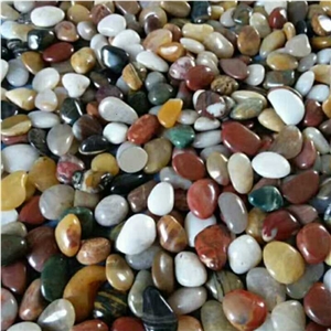 Multicolor Polished Pebbles Stone, Decoration Washed Stone in Garden