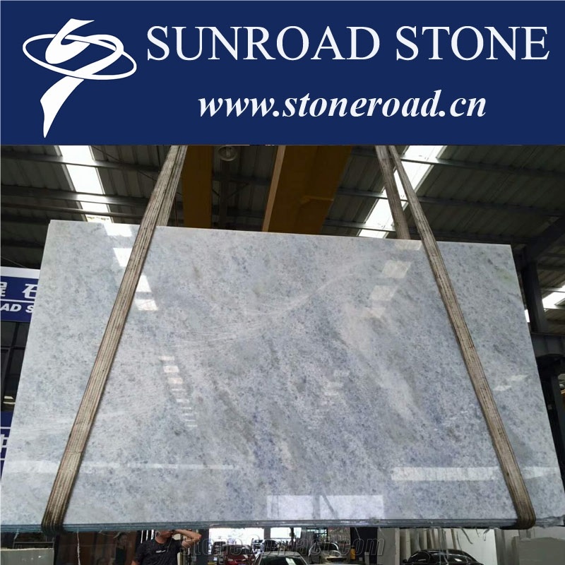 Exterior - Interior Wall & Floor Cover Crystal Blue Sky Marble Slabs