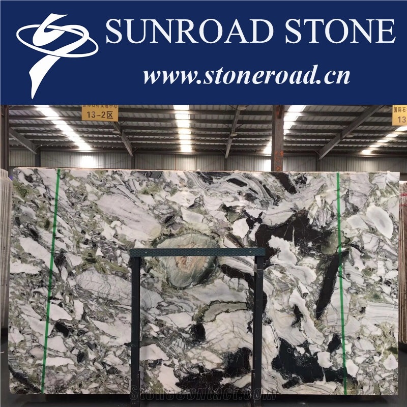 Ice Green Marble Ice Green Multicolor Marble Slabs&Tiles, Green Marble