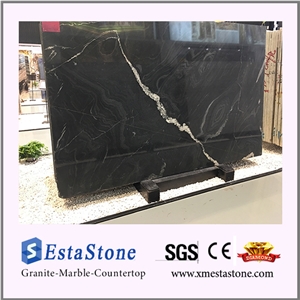 Brazil Astrus Black Granite Slab(Own Factory)
