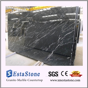 Brazil Black Granite Via Lactea Slabs