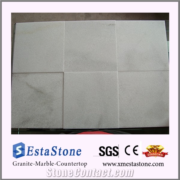 Chinese Crystal White Marble Tile(Own Factory)