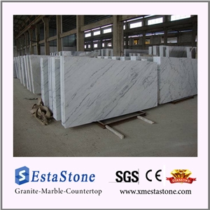Chinese Hot Sales Guangxi White Marble with Grey Veins Marble Slabs
