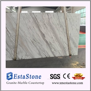Hot Sales Polished Natural White Volakas Marble Slabs for Floor Tiles