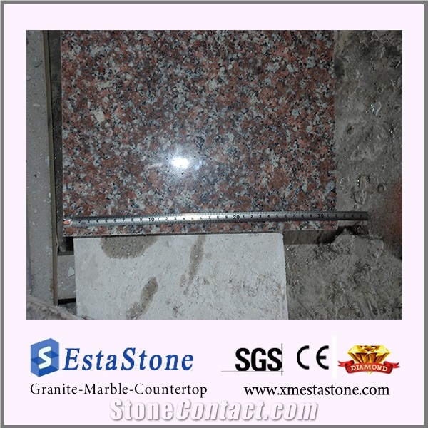 Polished Peach Red G687 Granite Tile for Floor & Wall