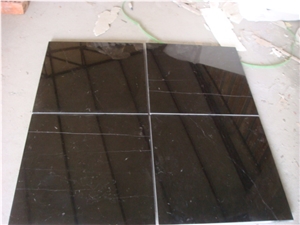 China Negro Marquina / High Quality Marble Tiles & Slabs,Floor & Wall