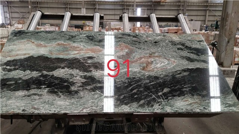 Chinese Granite Green Jadeite Granite Tiles&Slabs Flooring&Walling