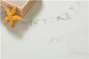 Polished Quartz Snow White 16-Vm-17526 Quartz Tiles&Slabs Flooring