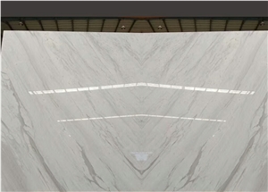 A a Class Volakas White Marble Book Match for Wall and Floor Covering