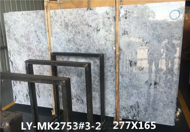 Blue Ice Onyx Slab for Wall and Floor Covering