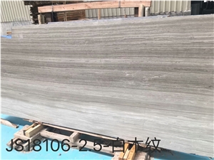 China Grey Wooden Vein Marble for Wall and Floor Covering