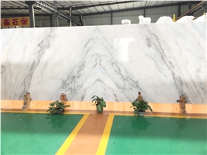 China Guangxi White Marble, Carla White Marble book match for wall and floor tile