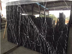 Fantastic Black Nero Marquina Marble for Wall and Floor Covering