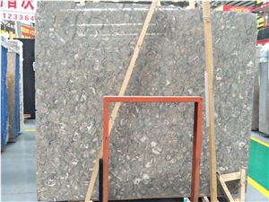 Flower Design Grey Marble for Wall and Floor Covering