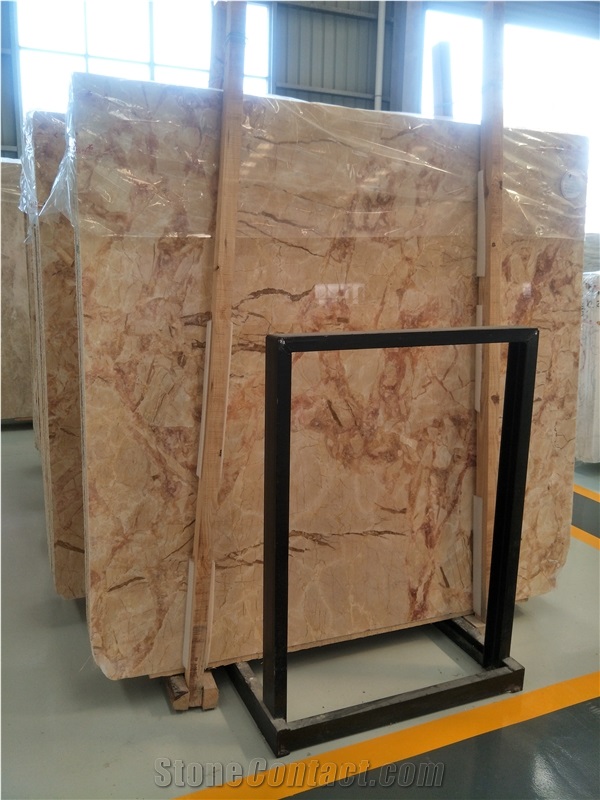 Golden Rose Marble for Wall and Floor Covering/Countertop