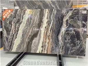Grey Mave Vein Marble Slabs