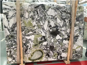 Ice Green Marble Slab for Wall and Floor Covering