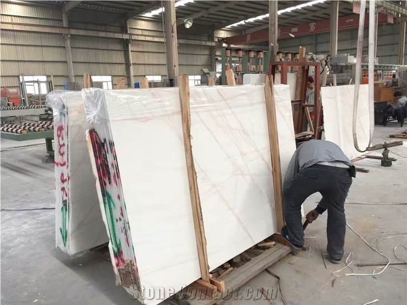 Italian High Tecnnology Pure Snow White Marble for Wall and Floor Tile