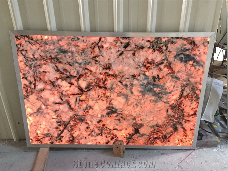 Multicolor Granite Slab with Backlit
