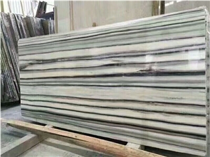 Pujin Wooden Green Vein Marble for Stais/Floor and Wall Covering