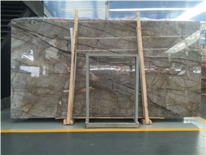 Rainforest Grey Marble for Wall and Floor Covering/Book Match