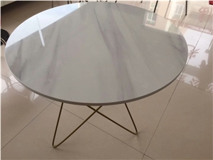 White Artificial Stone Coffee Tabletops/Dining Tables