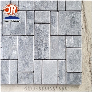2018 New Design Natural Stone Limestone Mosaic Tile
