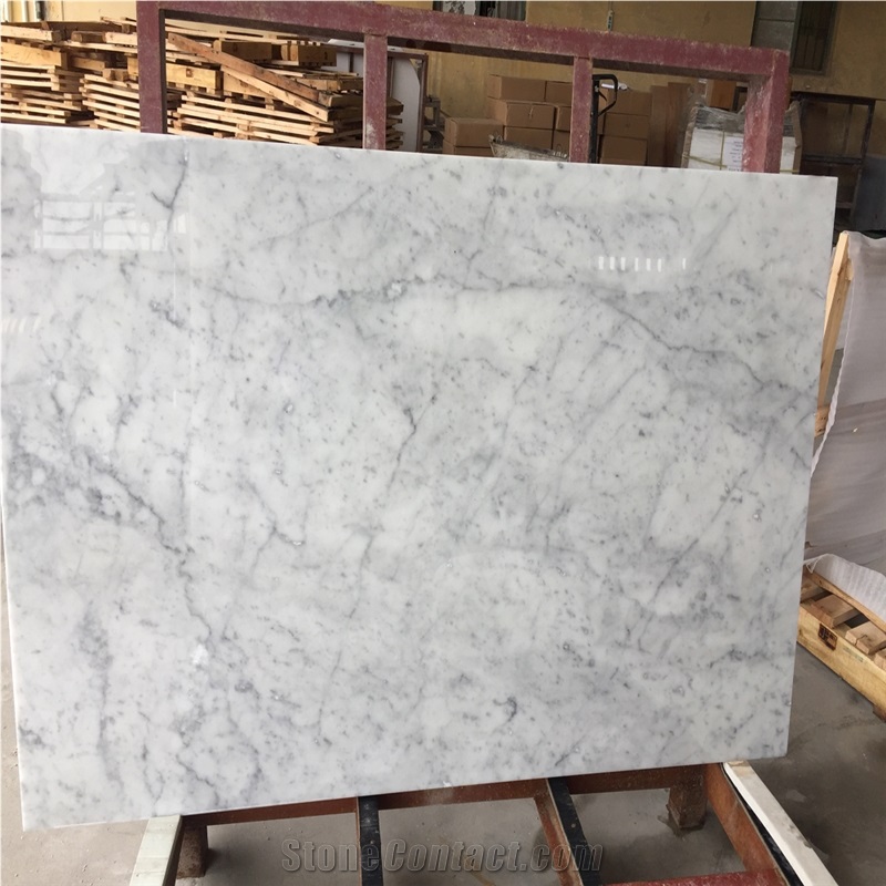 Carrara White Marble Counter Top for Carrara White Kitchen Countertop