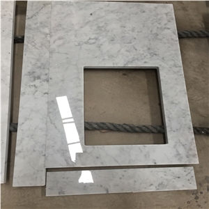 Carrara White Marble Countertop