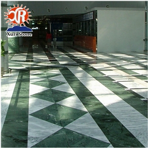 India Green 36x36 Polished Marble Tiles