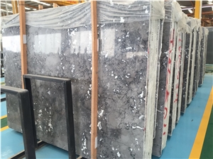 Factory Supply Cloudy Grey Marble Slabs & Tiles