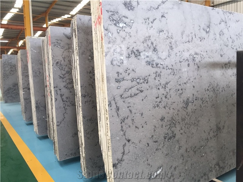 Factory Supply Cloudy Grey Marble Slabs & Tiles