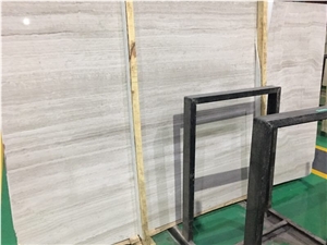 White Wood Grain Marble for Exterior - Interior Wall and Floor