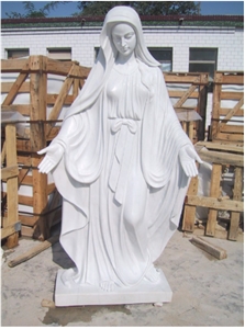 The Mary Hand Carving Outdoor Garden Sculpture