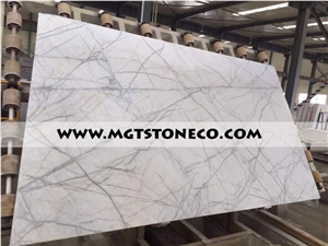 Lilac White Crystal Marble Slabs