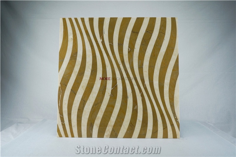 Moreroom Stone 3d Water Jet Marble Flooring and Wall Design