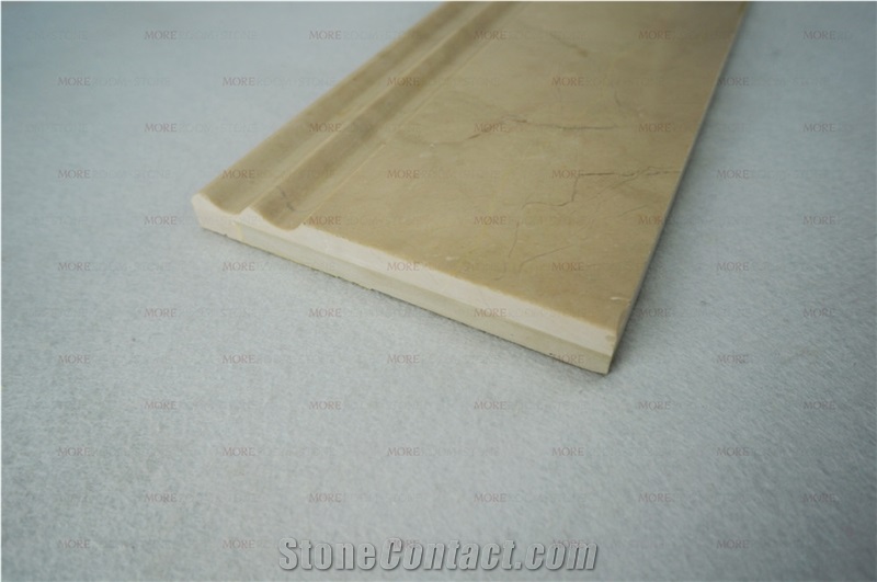 Moreroom Stone Grade a Shayan Beige Marble Floor and Wall Trim