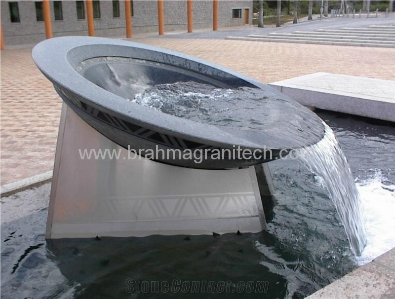 Large Green Marble Bowl, Bowl Water Feature, Large Bowl Water Features